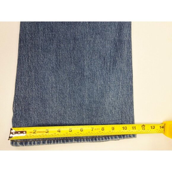 7 For All Mankind Size 25X34 Womens Blue Spencer Flare Mid Rise Jasper Jeans NWT - Picture 6 of 13